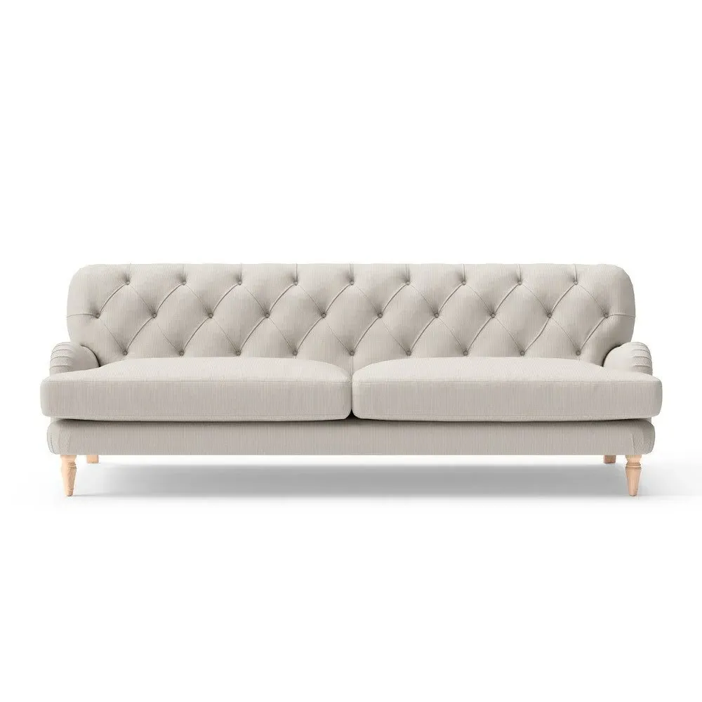 4-Seater Sofa - Natural, Broadway Stripe