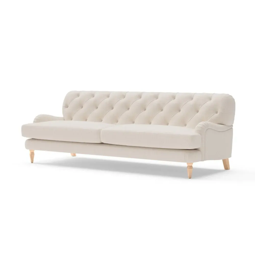 4-Seater Sofa - Natural, Rustic Weave