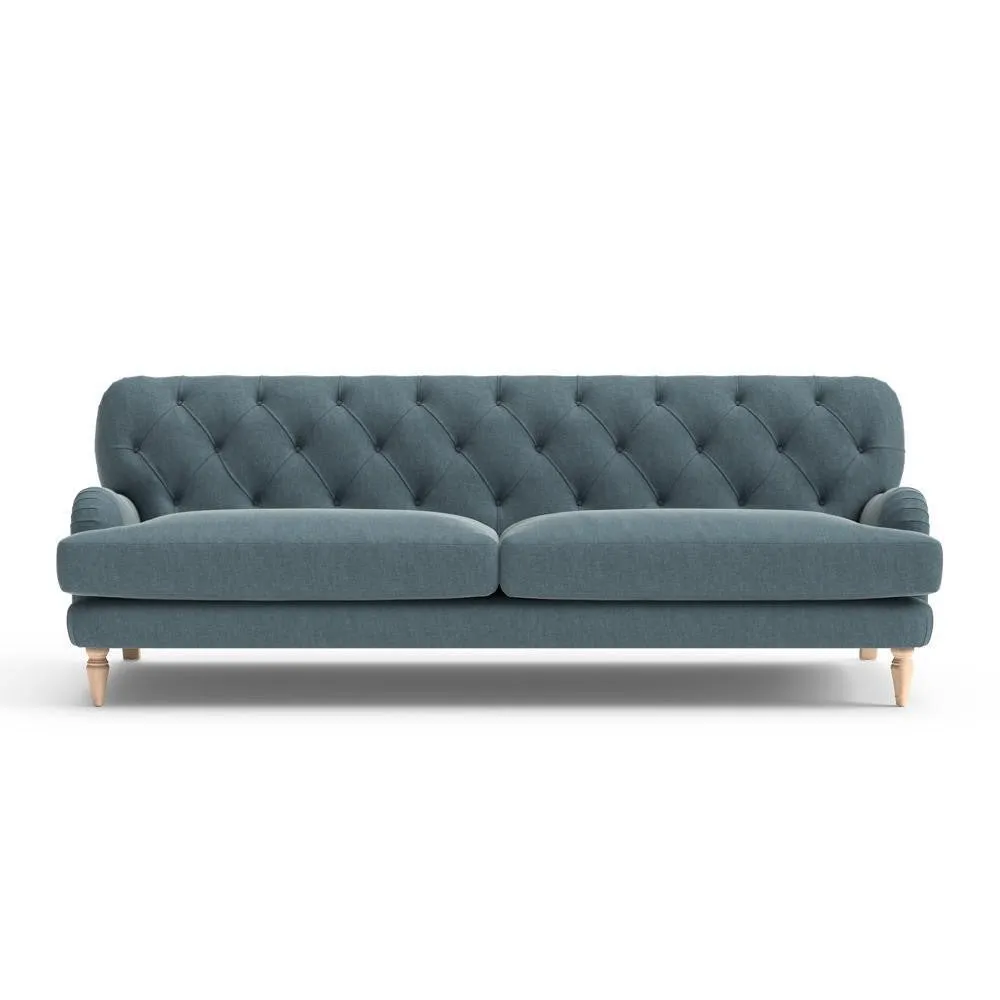 4-Seater Sofa - Teal, Eco Chenille