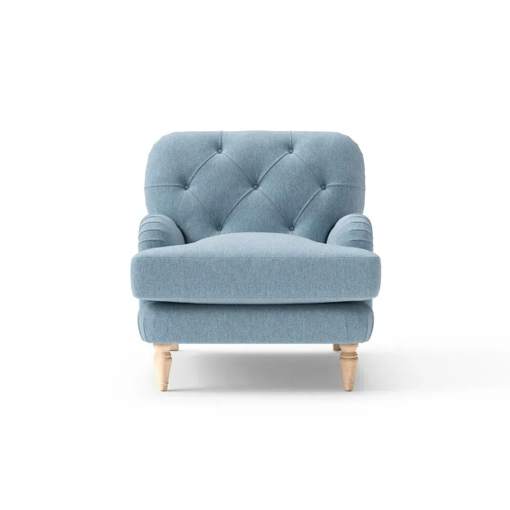 Armchair - Blue, Rustic Weave image