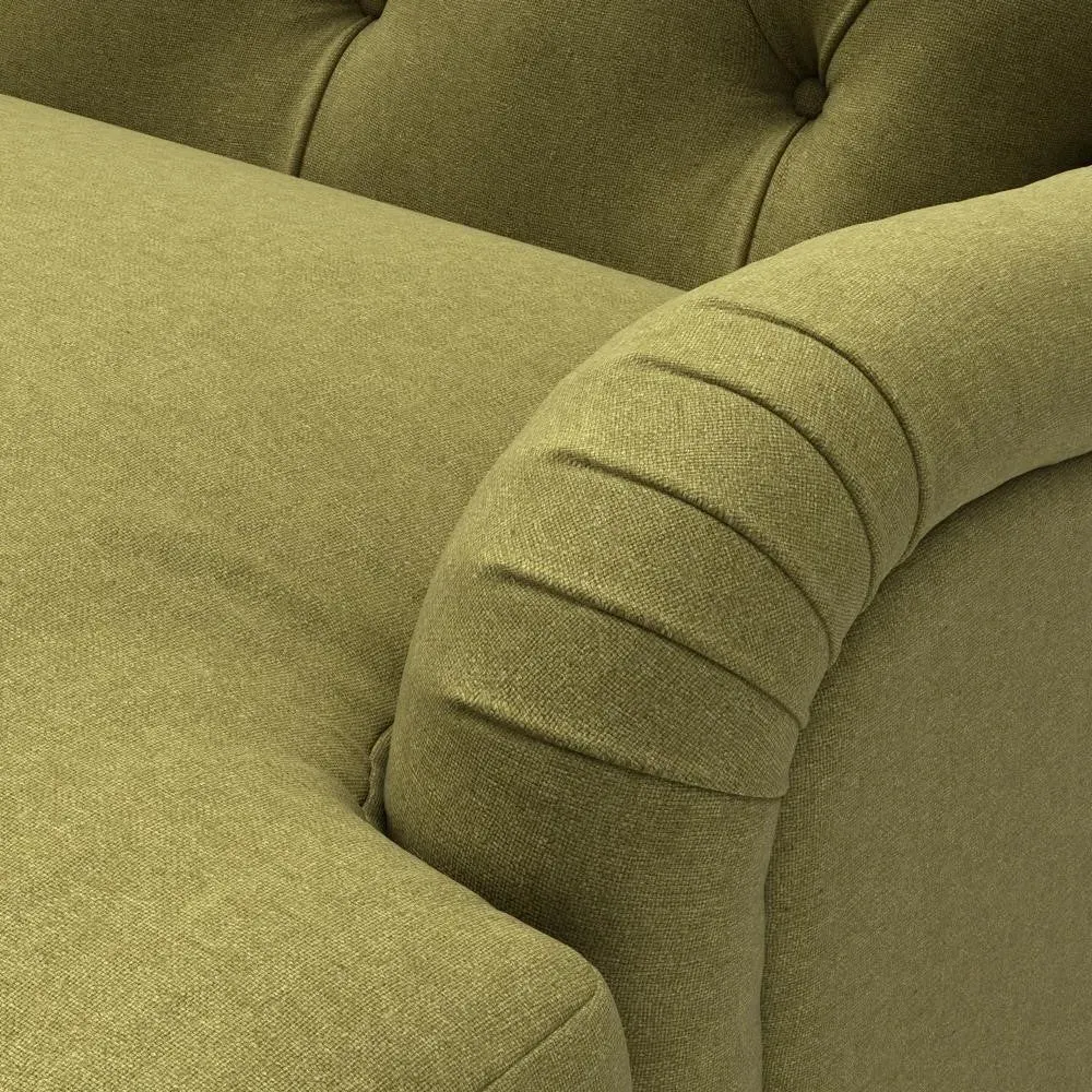 Armchair - Green, House Linen Mix