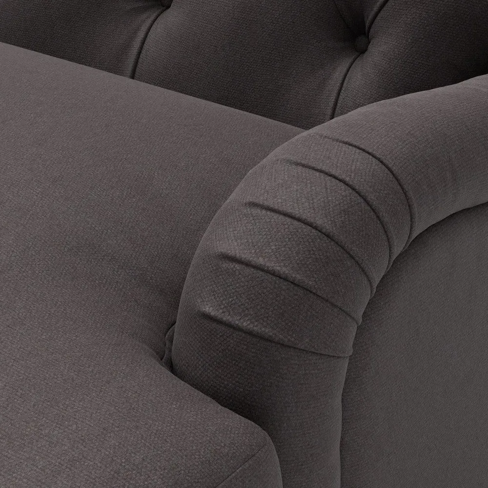 Armchair - Grey Brown, Cotton