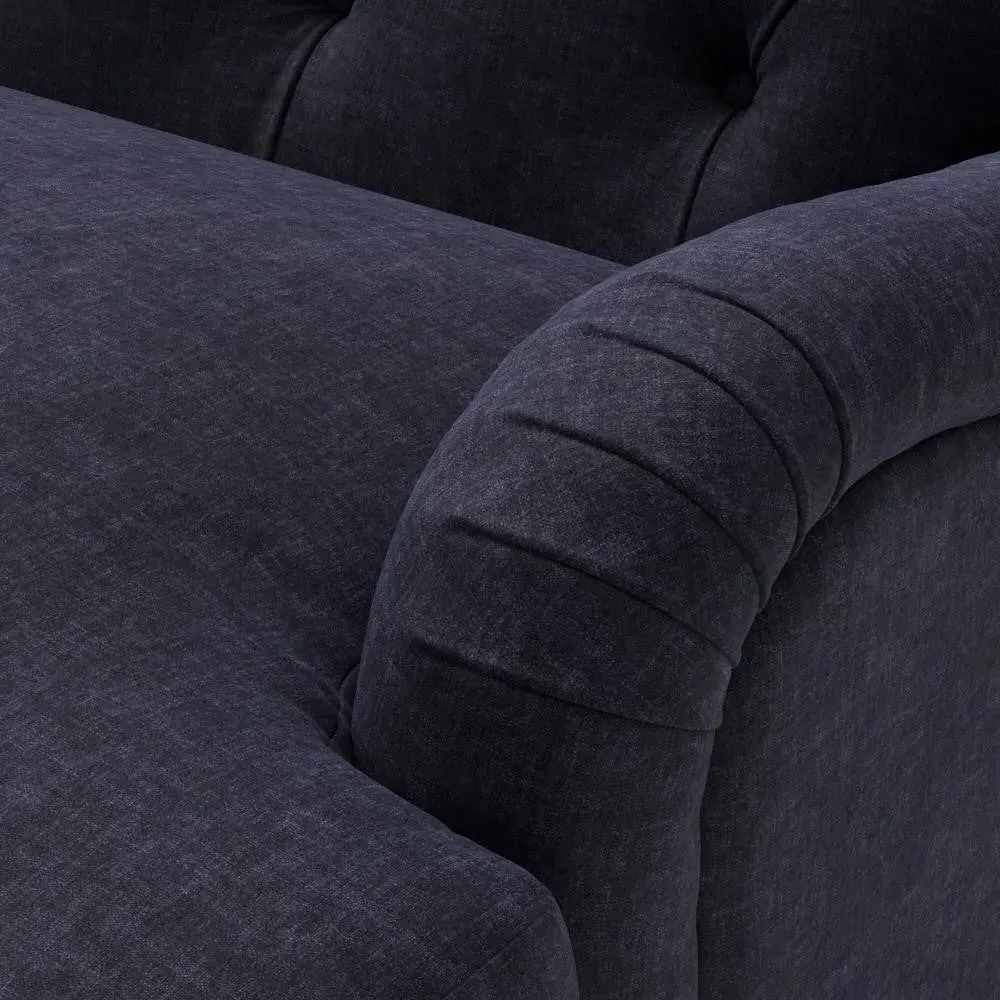 Armchair - Ink, Eco Chenille