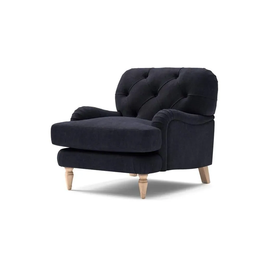 Armchair - Ink, Eco Chenille