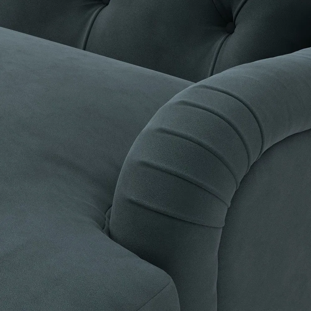 Armchair - Lake Blue, Matt Velvet