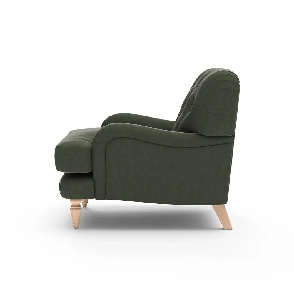 Armchair - Moss, Eco Chenille