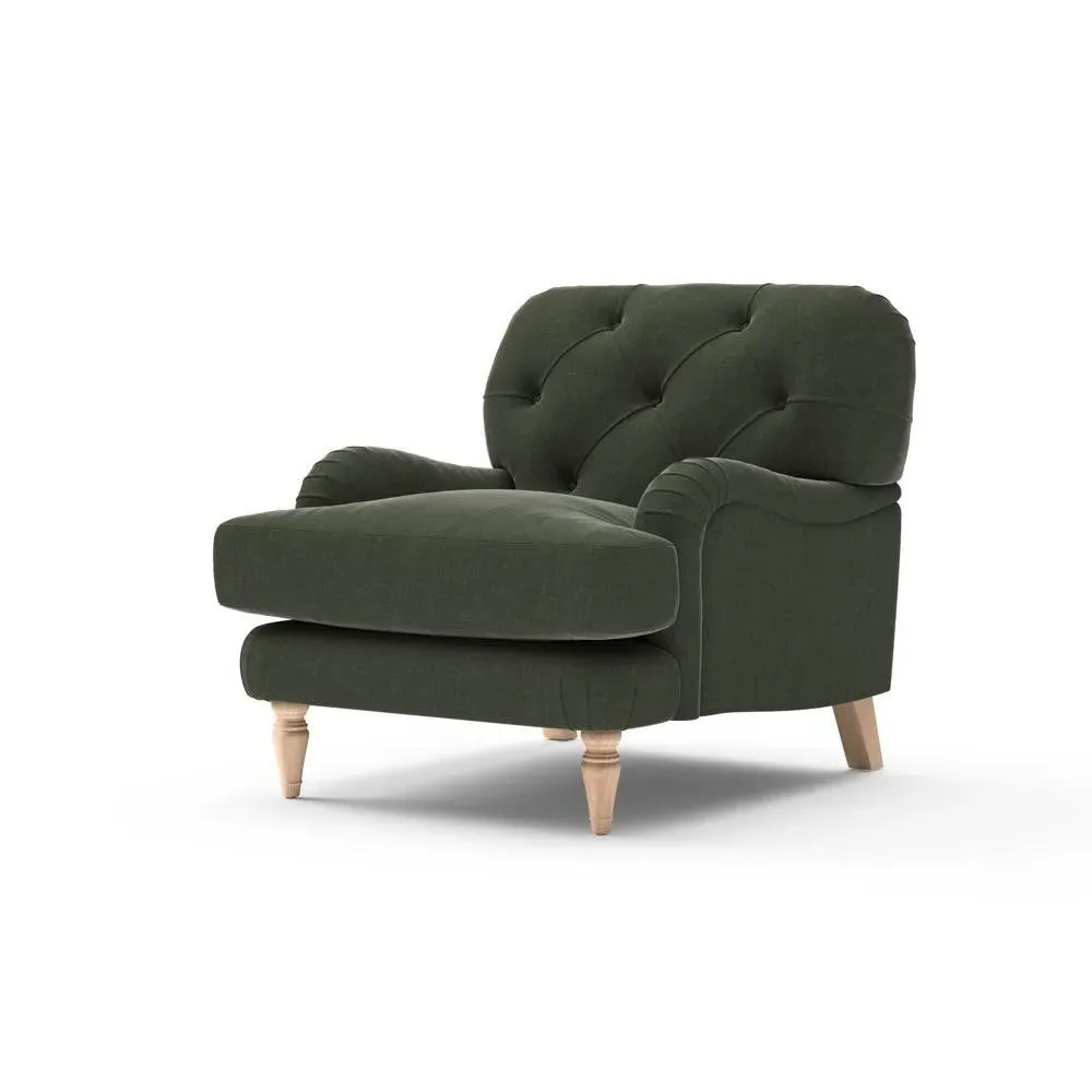 Armchair - Moss, Eco Chenille