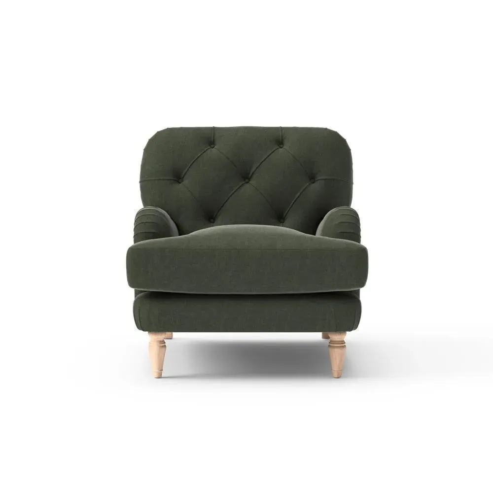 Armchair - Moss, Eco Chenille