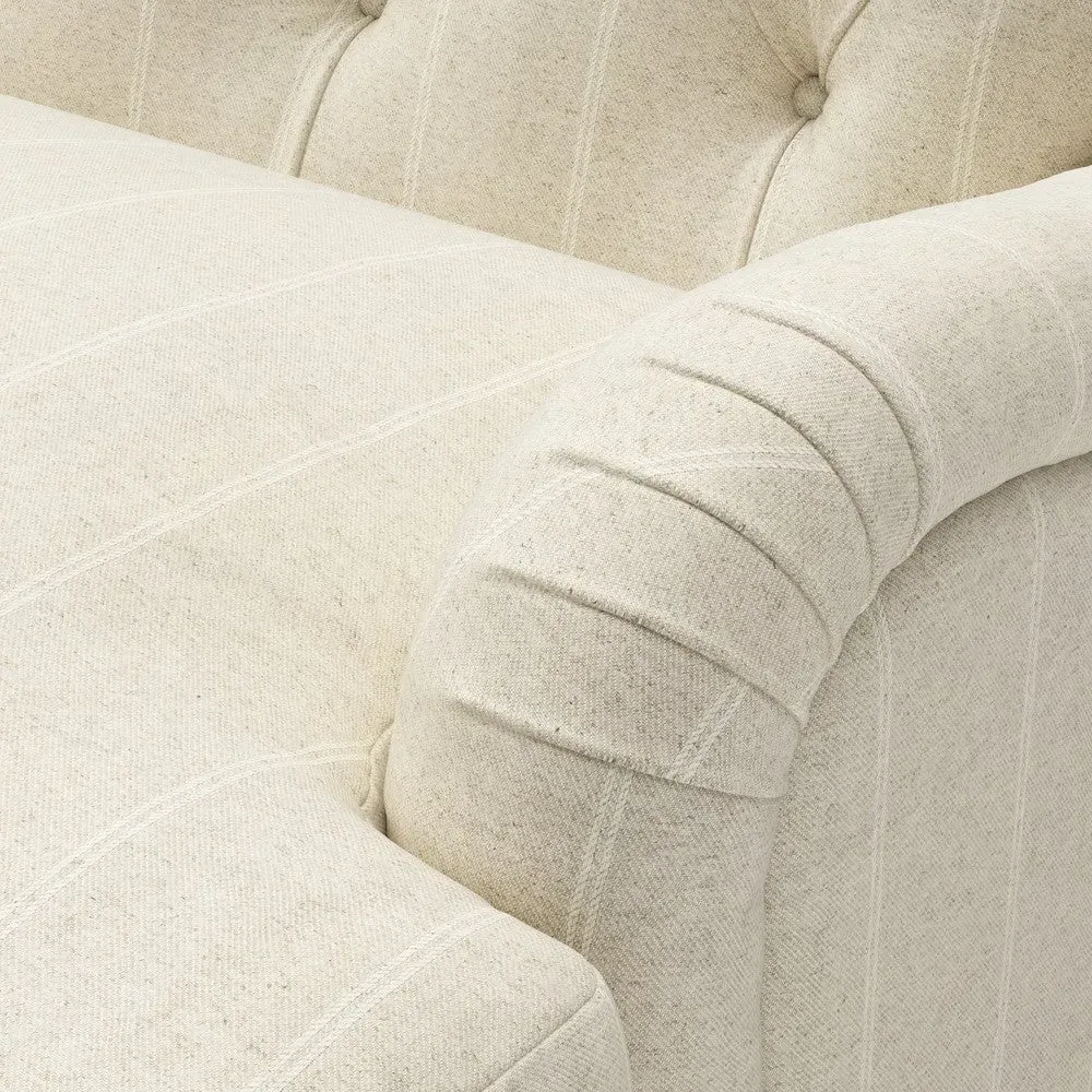 Armchair - Natural, Compton Stripe