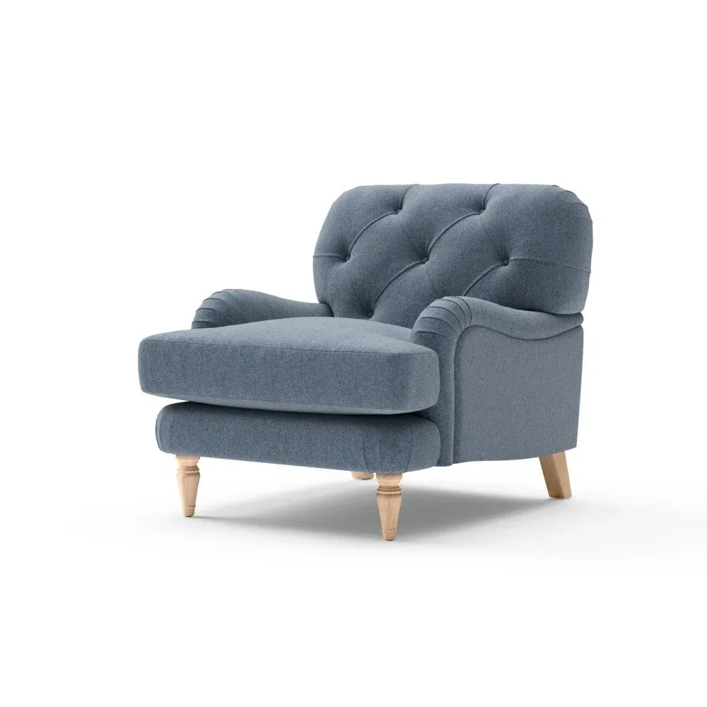 Armchair - Purple, Rustic Weave