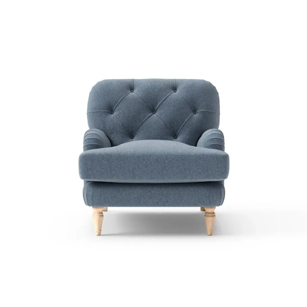 Armchair - Purple, Rustic Weave