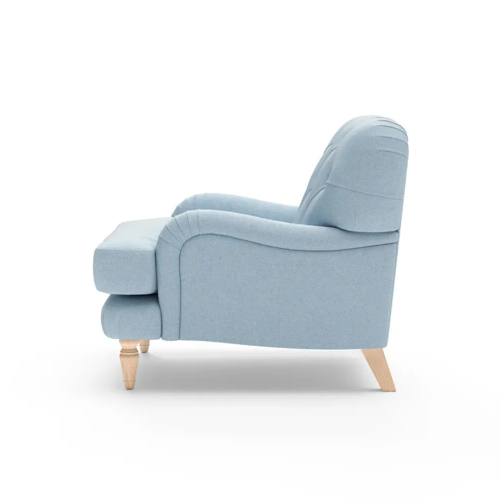 Armchair - Sky Blue, House Linen Mix