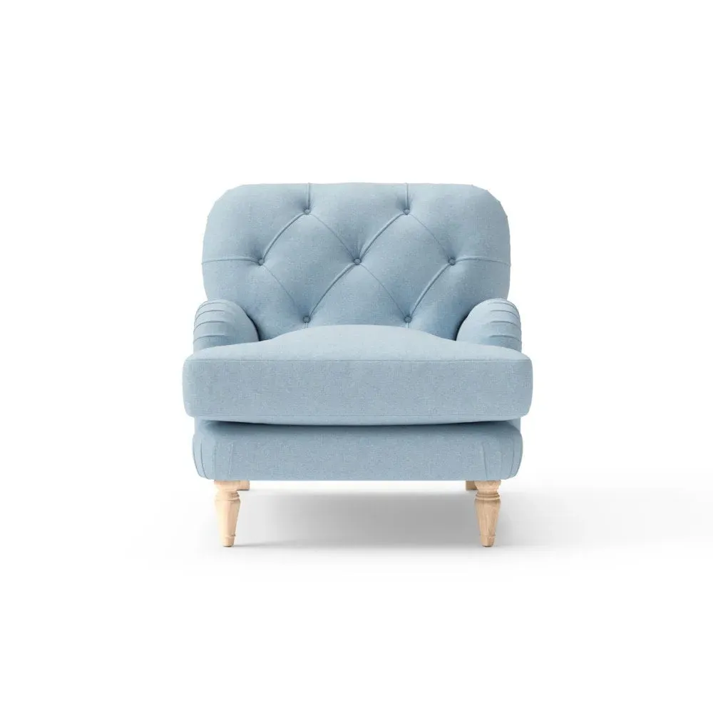 Armchair - Sky Blue, House Linen Mix