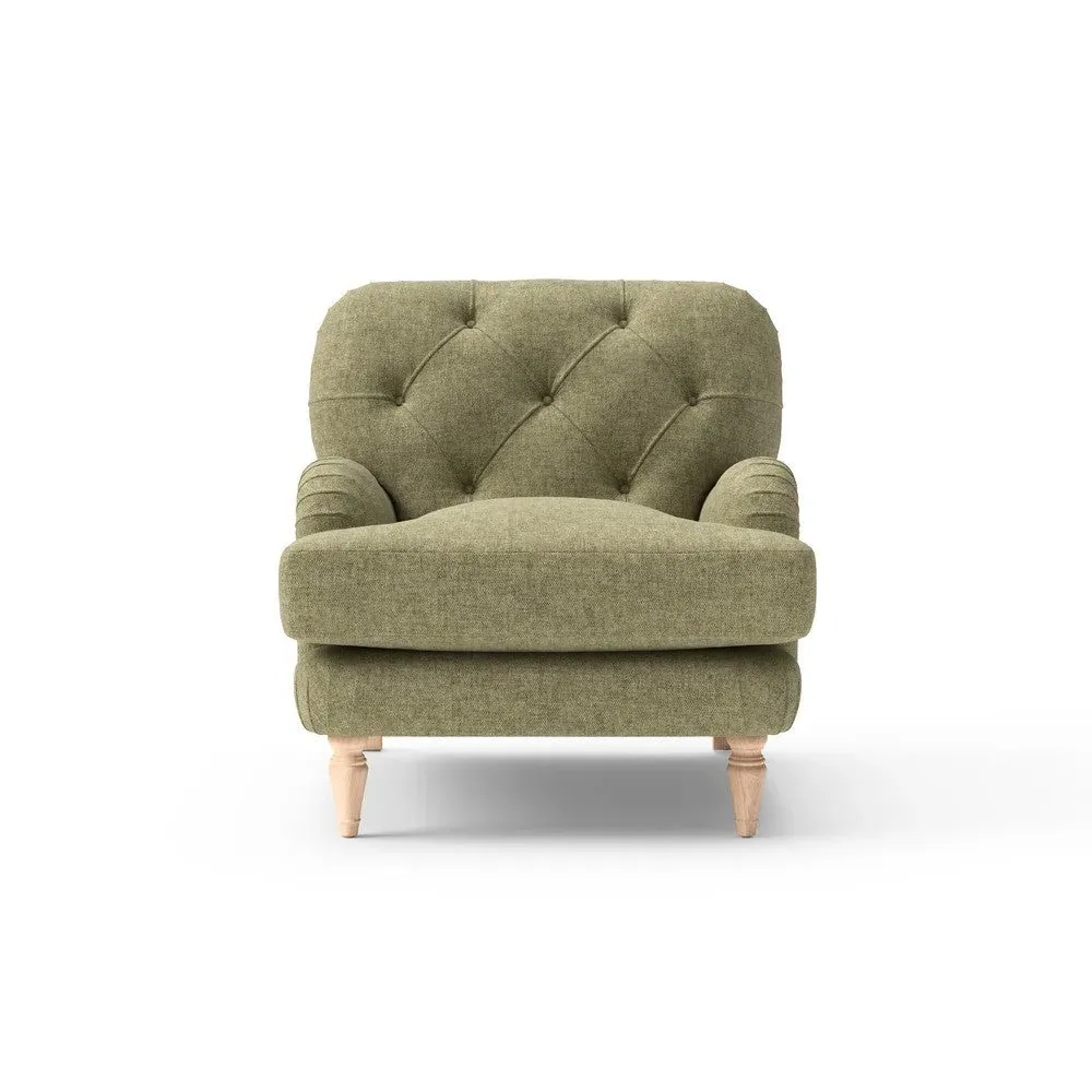 Chadwick Armchair - Sage, Aquaclean Oxford