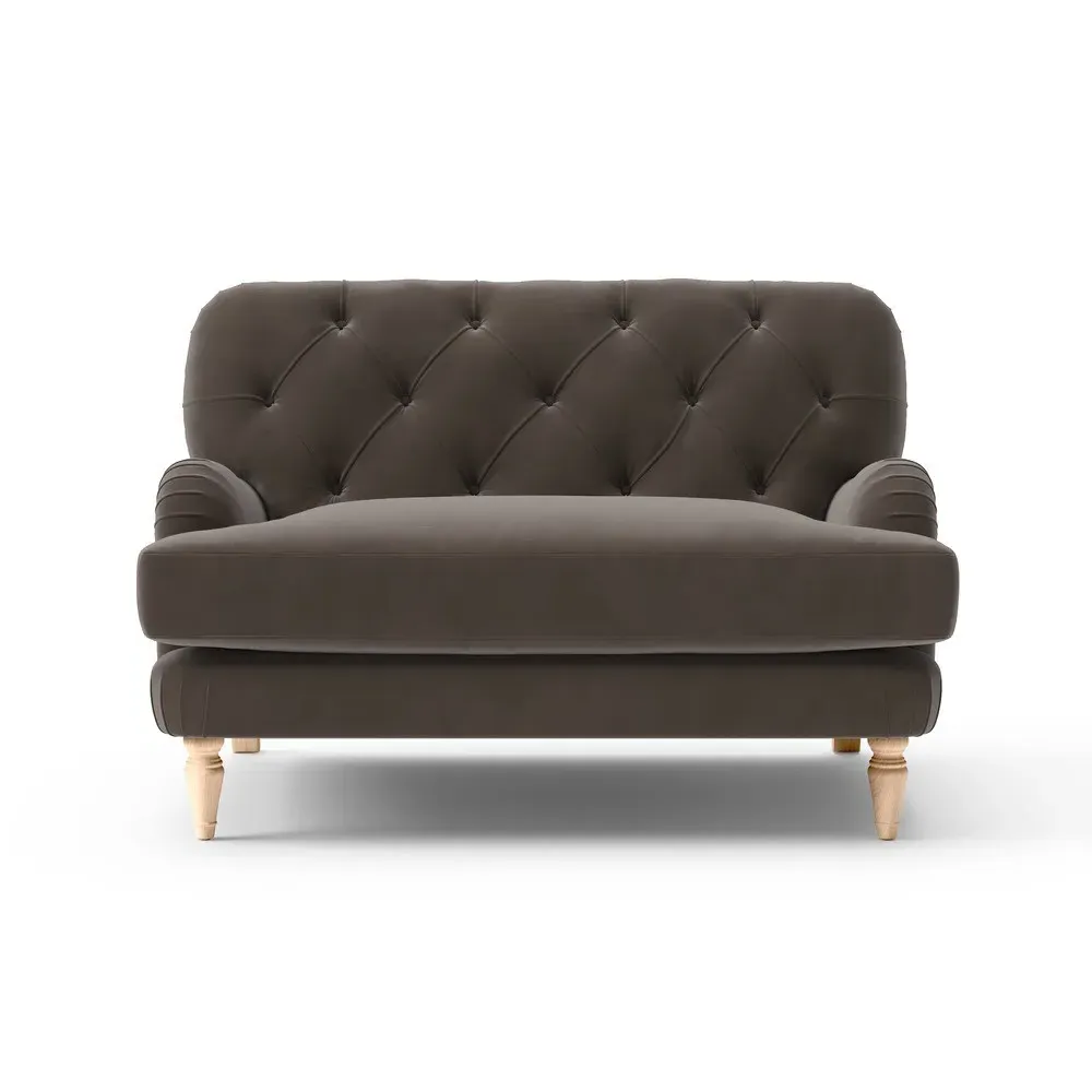 Love Seat - Bark, Matt Velvet image