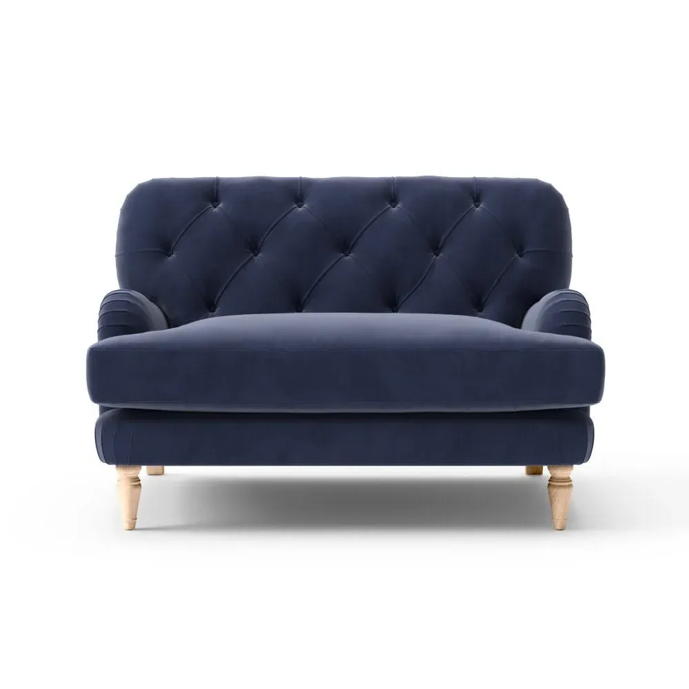 Love Seat - Deep Blue, Matt Velvet