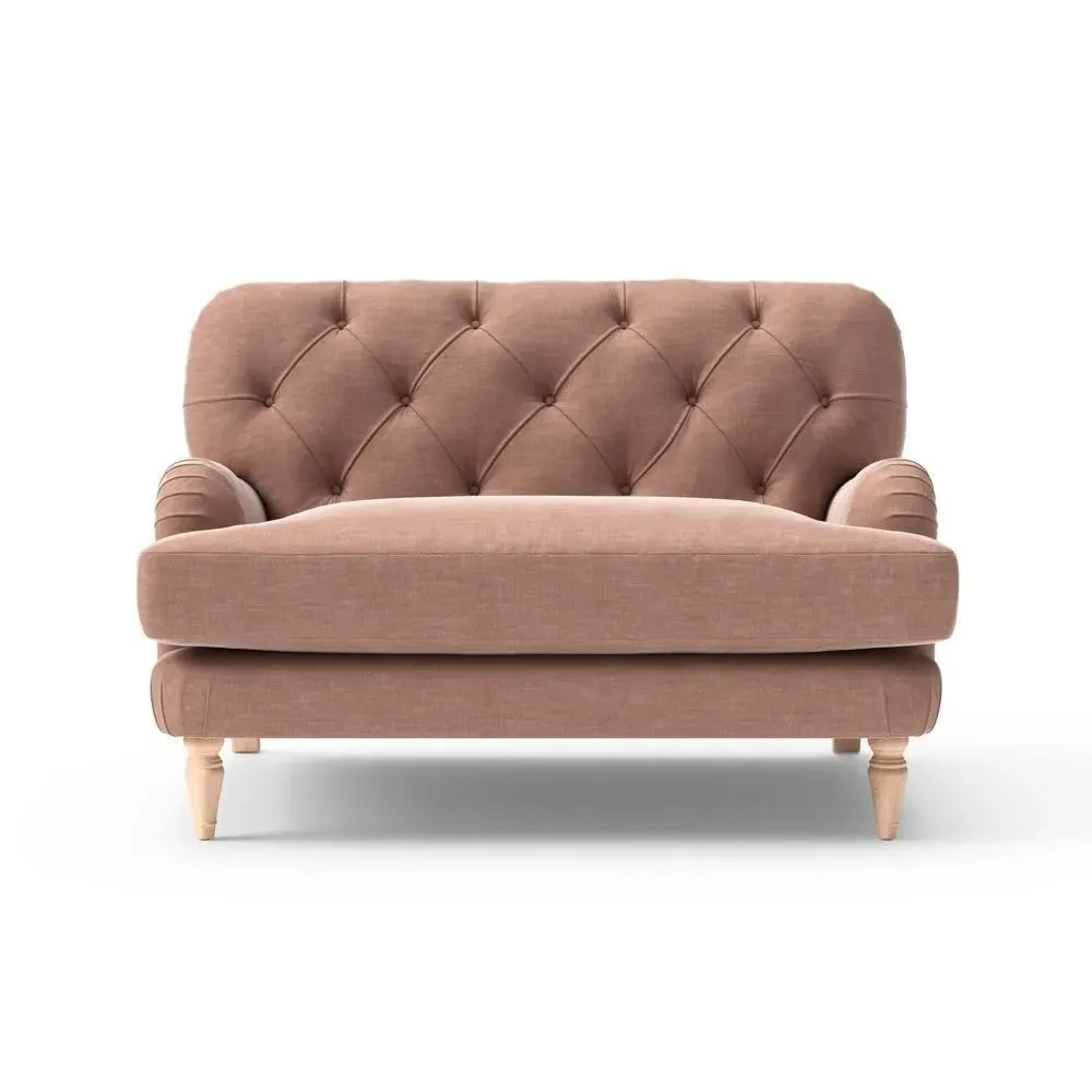 Love Seat - Dusky Rose, Eco Chenille image