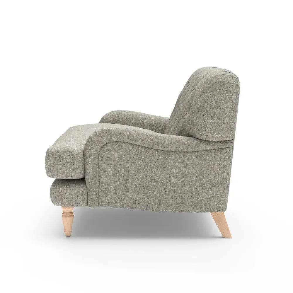 Love Seat - Lichen Green, Aquaclean Oxford