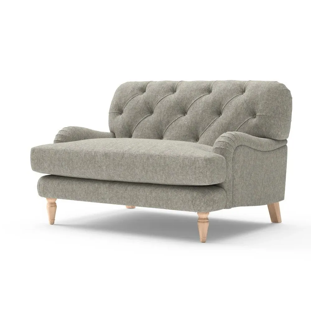 Love Seat - Lichen Green, Aquaclean Oxford