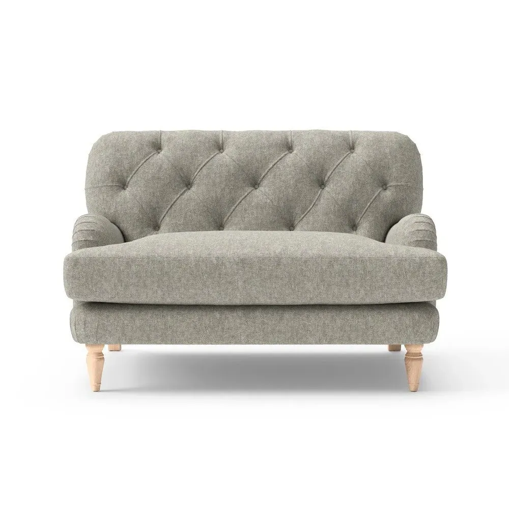 Love Seat - Lichen Green, Aquaclean Oxford