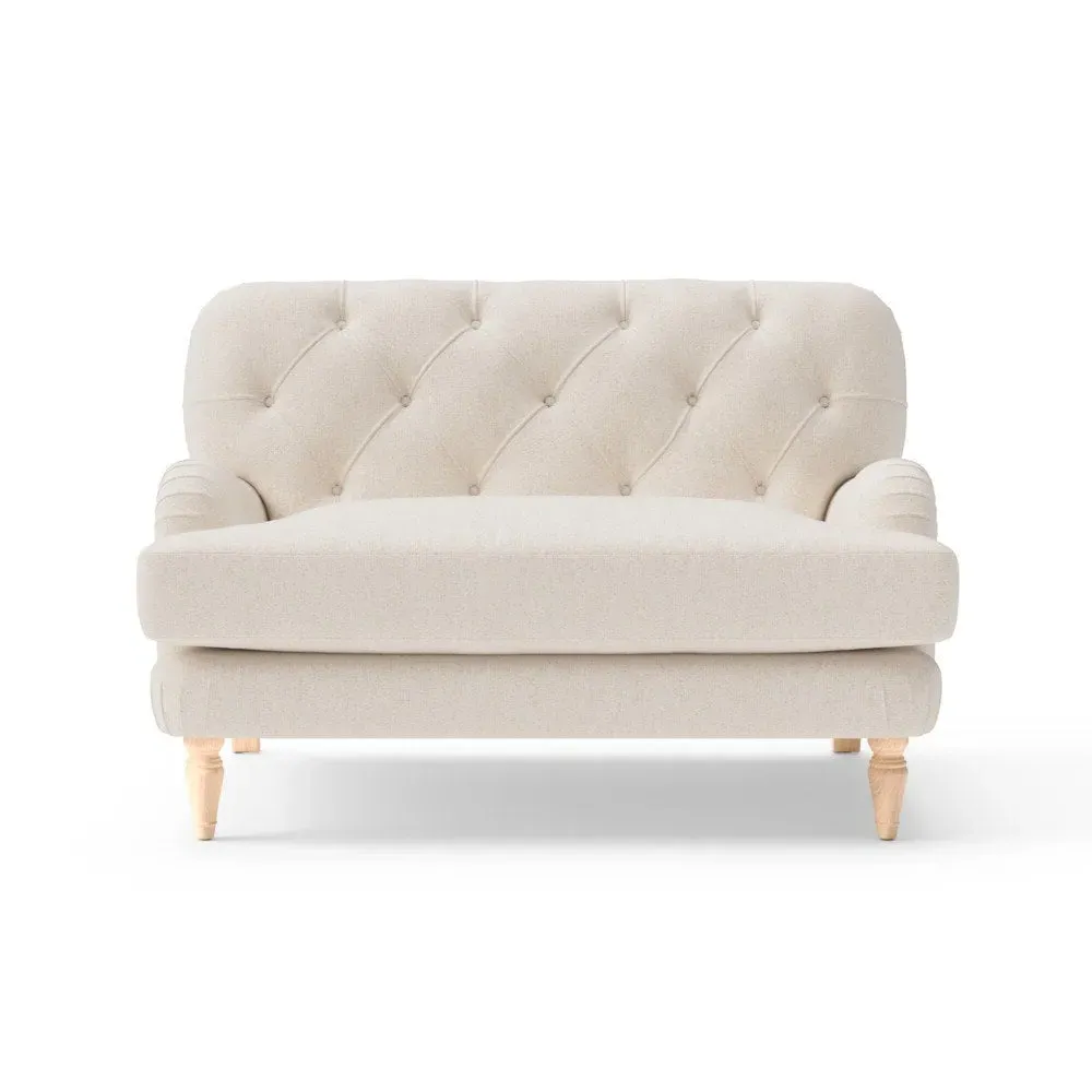 Love Seat - Natural, Rustic Weave