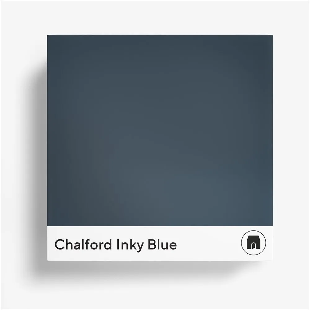 Chalford 3 Drawer Filing Cabinet - Inky Blue, Oak