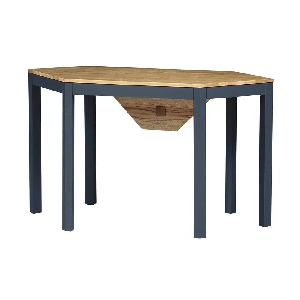 Chalford Corner Desk - Inky Blue, Oak