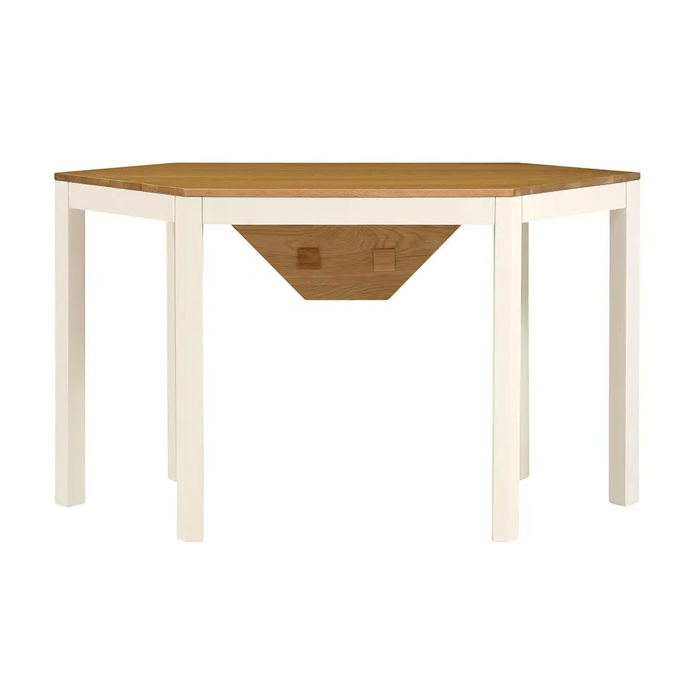 Chalford Corner Desk - White, Oak