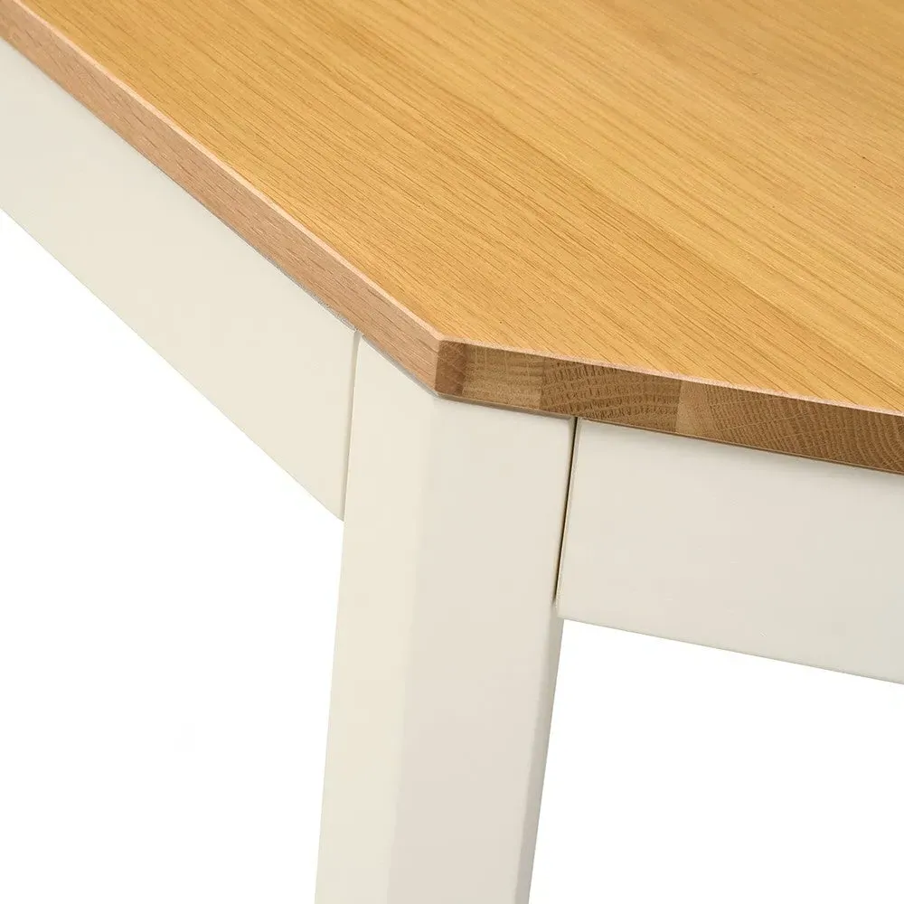 Chalford Corner Desk - White, Oak