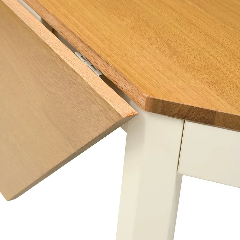 Chalford Corner Desk - White, Oak