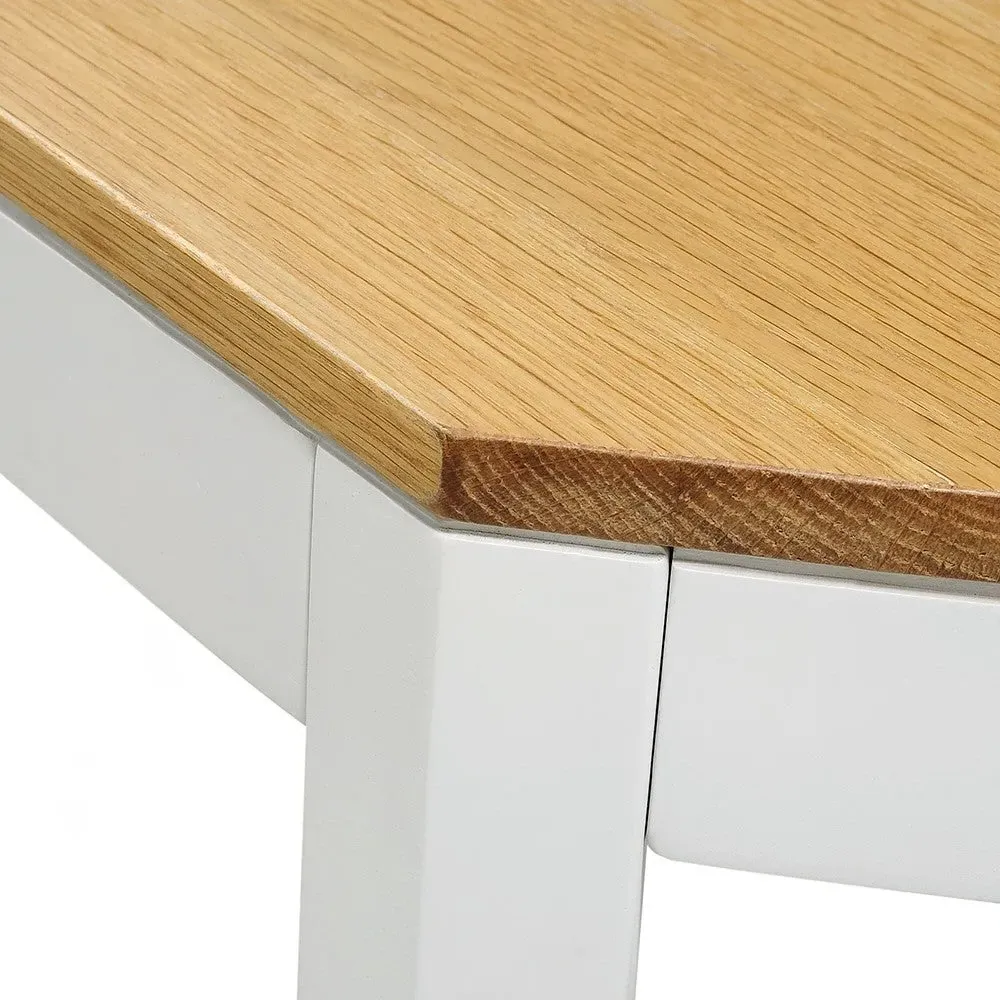Chalford Corner Desk with Topper - White