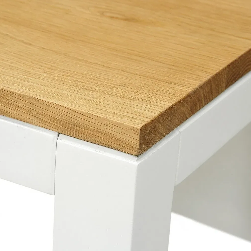 Chalford Desk Set with Bookcase and Filing Cabinet - Warm White