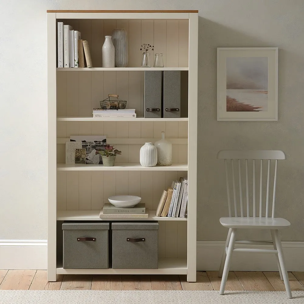 Chalford Large Bookcase - Warm White