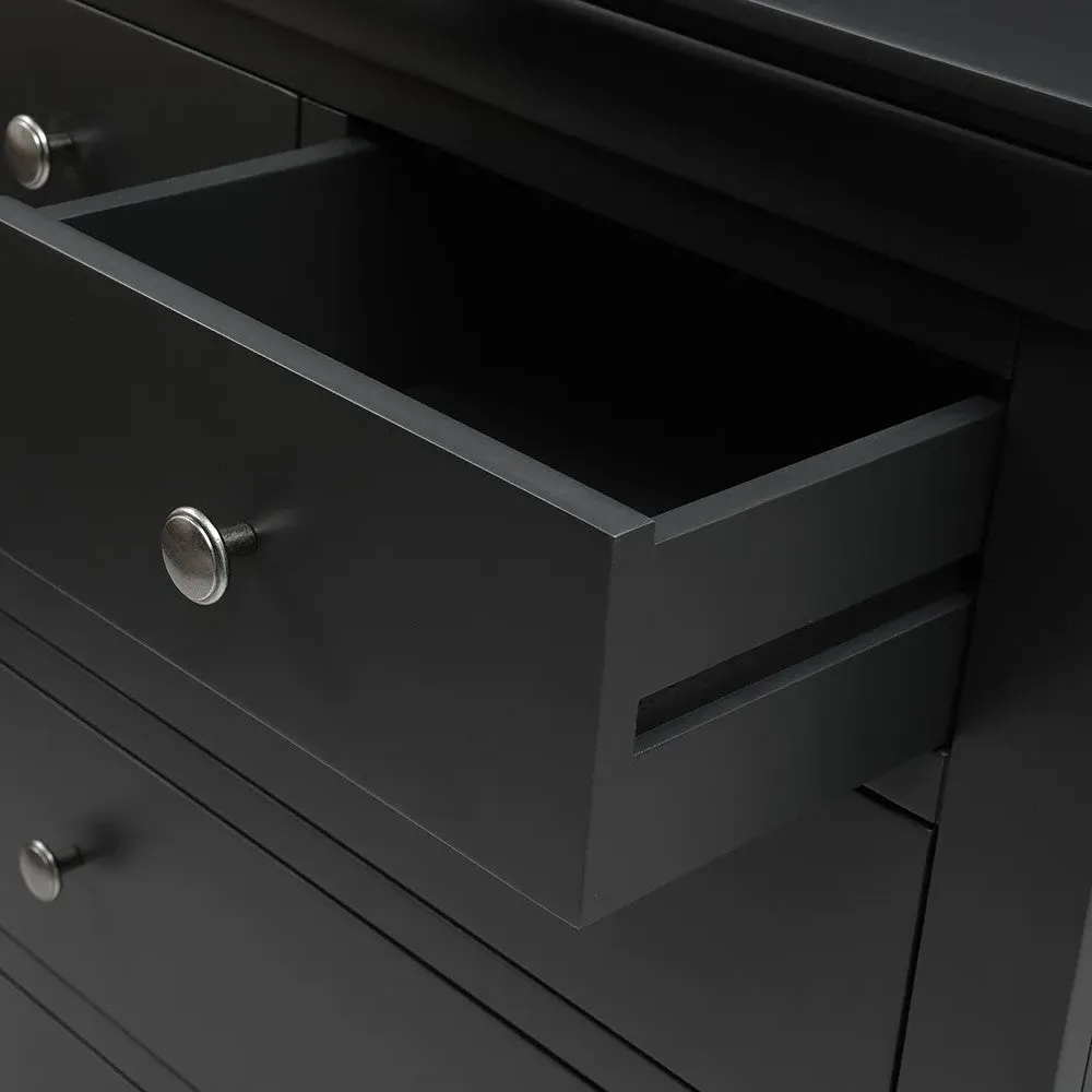 10 Drawer Chest - Dusky Black