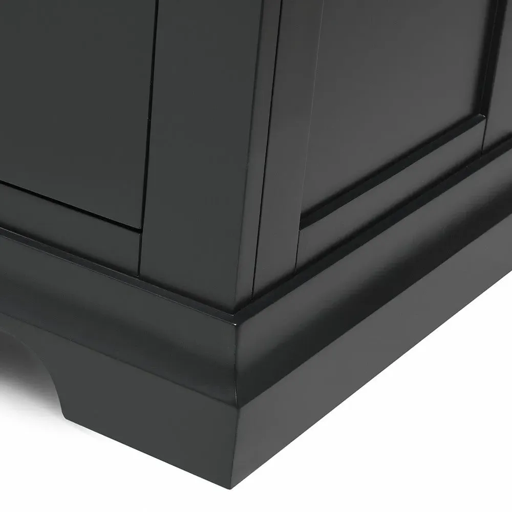 Chantilly 5 Drawer Chest - Black