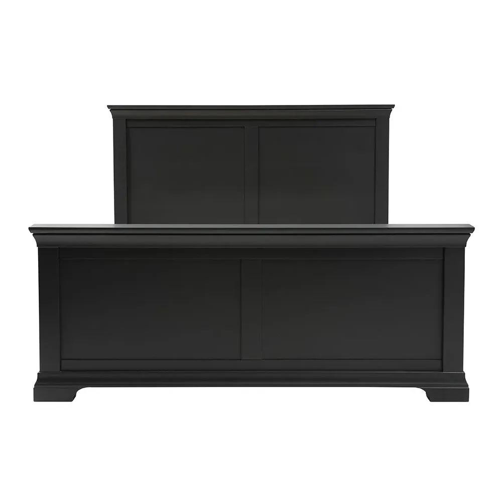 Chantilly Double Bed Frame - Black