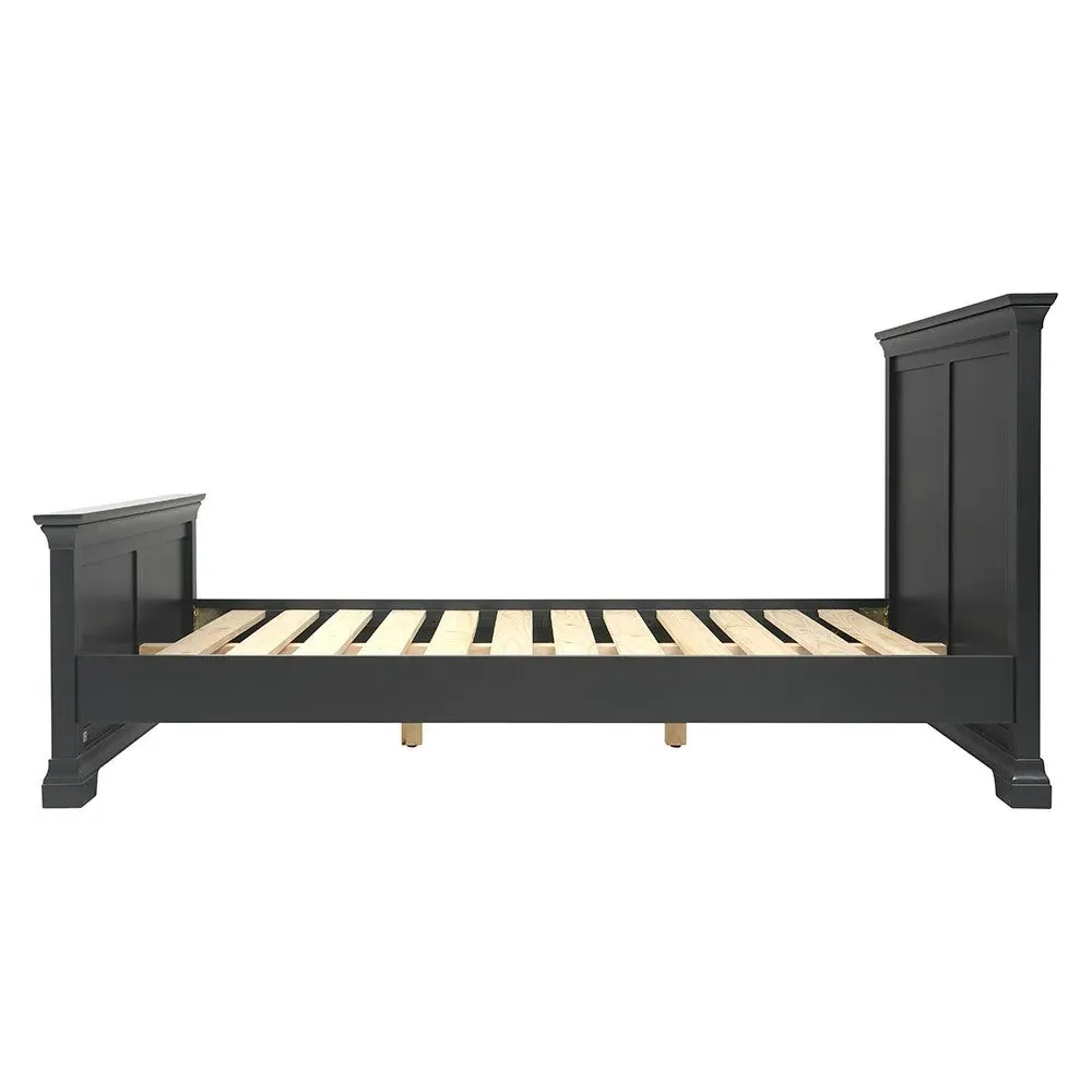 Chantilly Double Bed Frame - Black