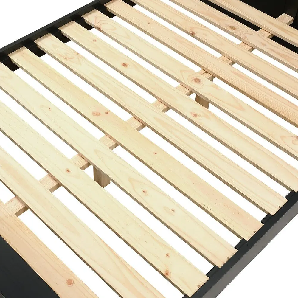 Chantilly Double Bed Frame - Black