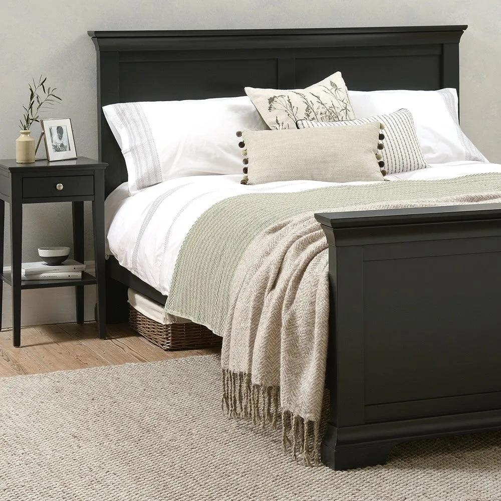 Chantilly Double Bed Frame - Black