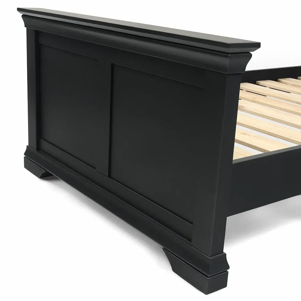 Chantilly King Size Bed Frame - Black