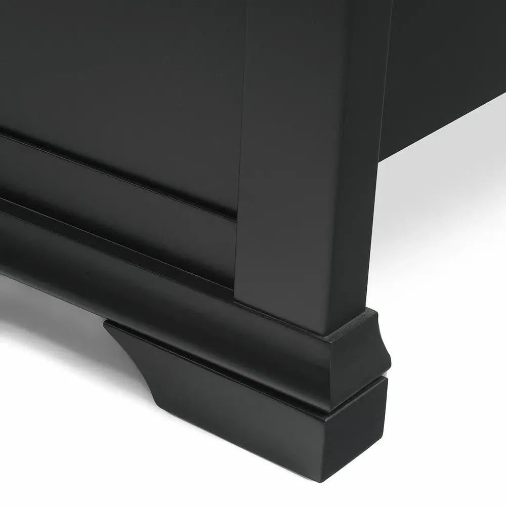 Chantilly King Size Bed Frame - Black