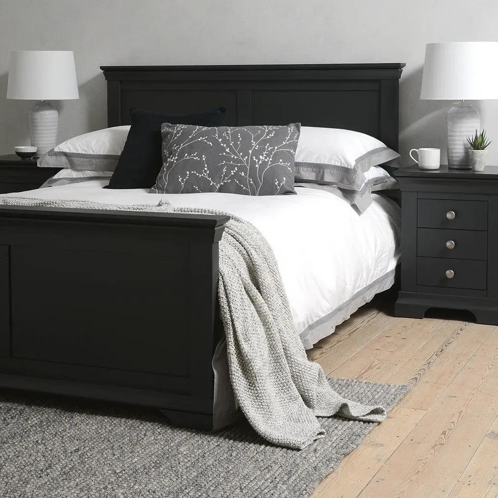 Chantilly King Size Bed Frame - Black