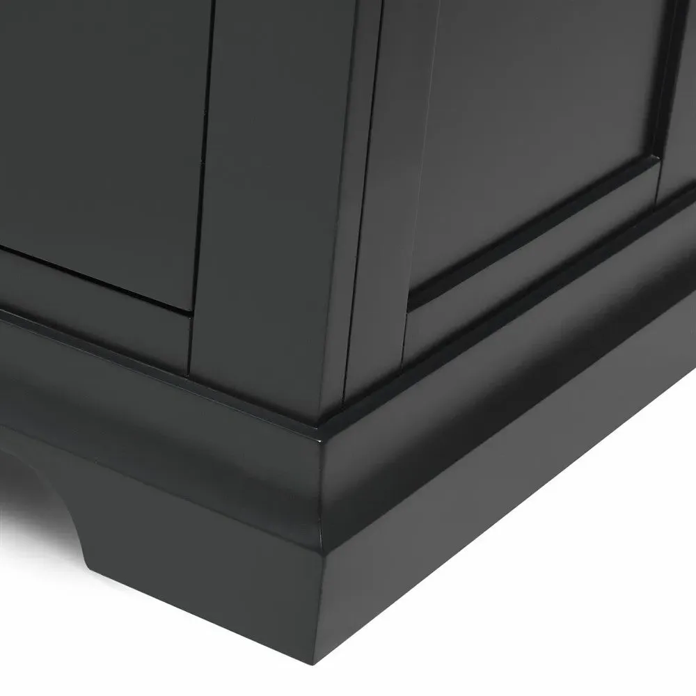 Chantilly Set of 2 Bedside Tables - Black