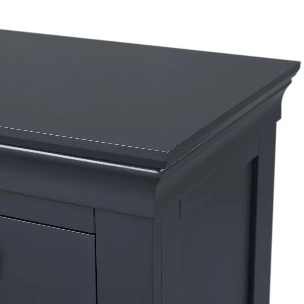Chantilly Set of 2 Bedside Tables - Black