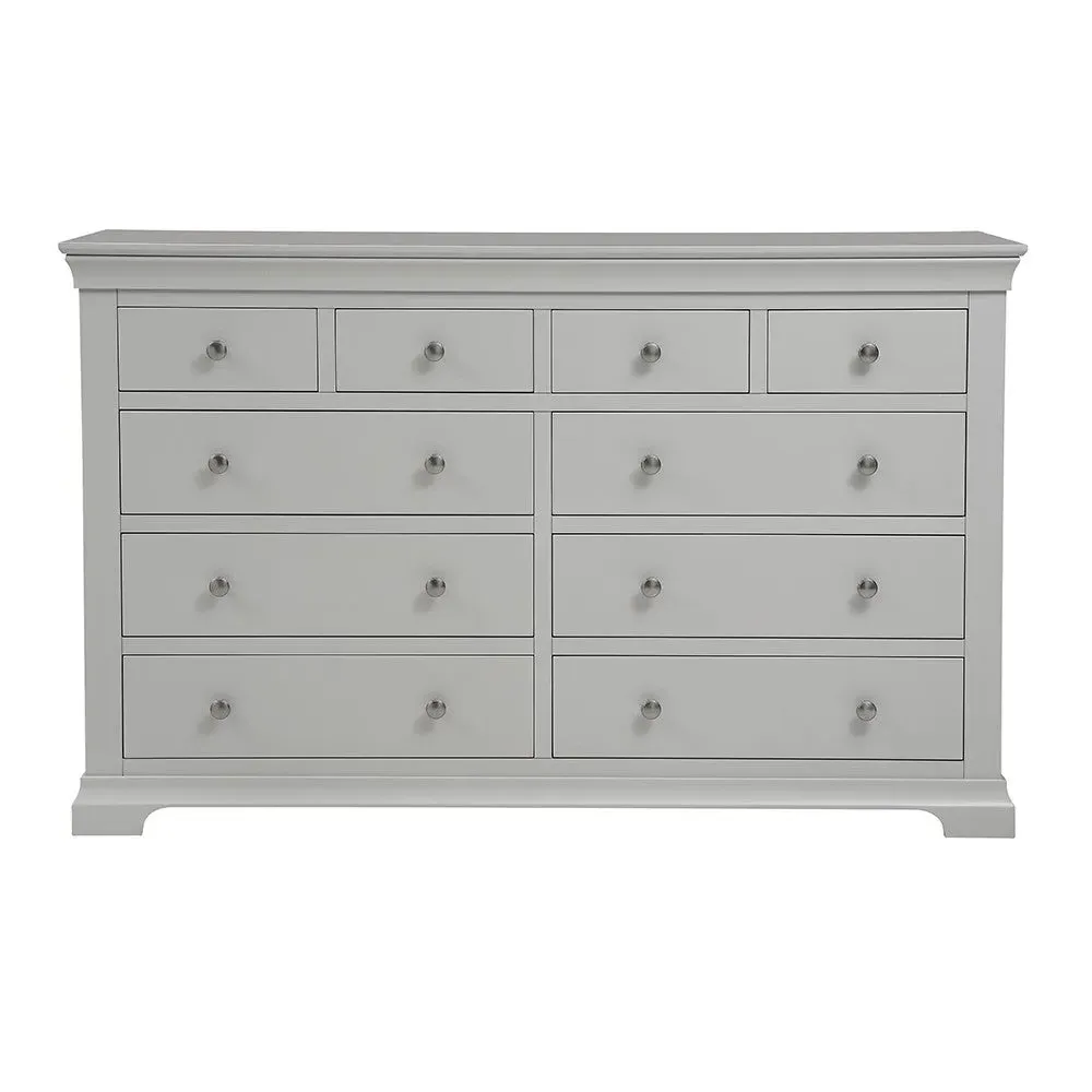10 Drawer Chest - Pebble Grey
