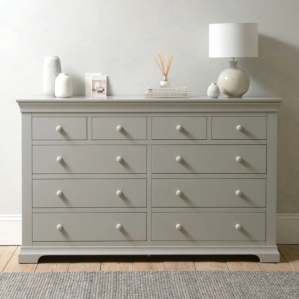 10 Drawer Chest - Pebble Grey image