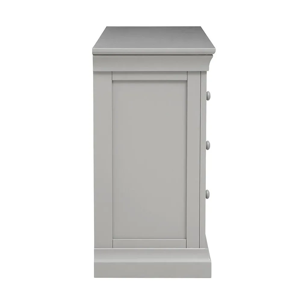 Chantilly 3 Drawer Petite Chest - Pebble Grey