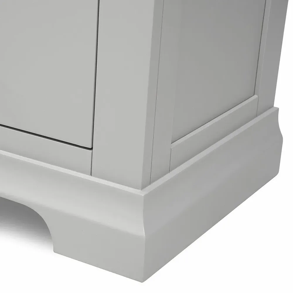 Chantilly 3 Drawer Petite Chest - Pebble Grey