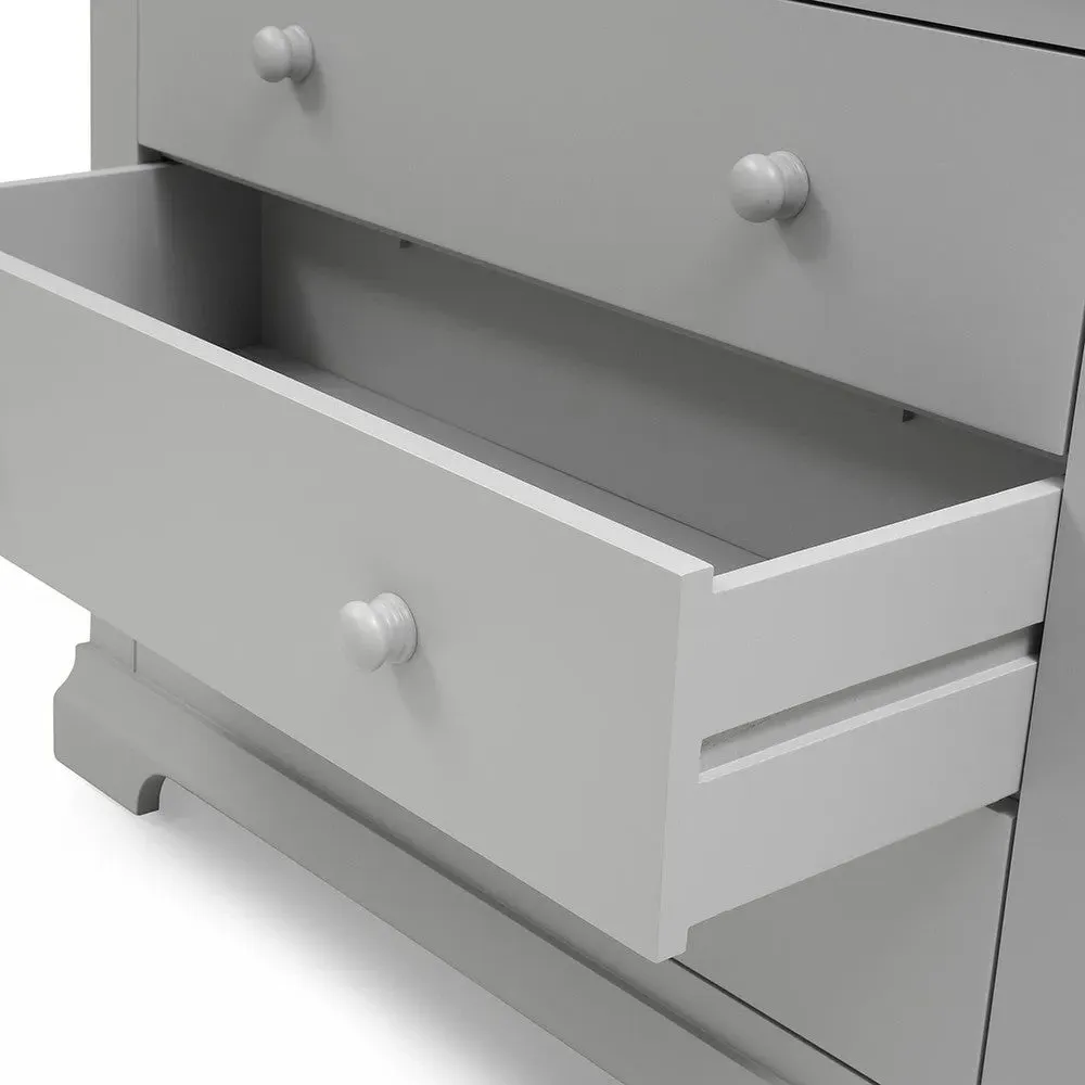 Chantilly 3 Drawer Petite Chest - Pebble Grey