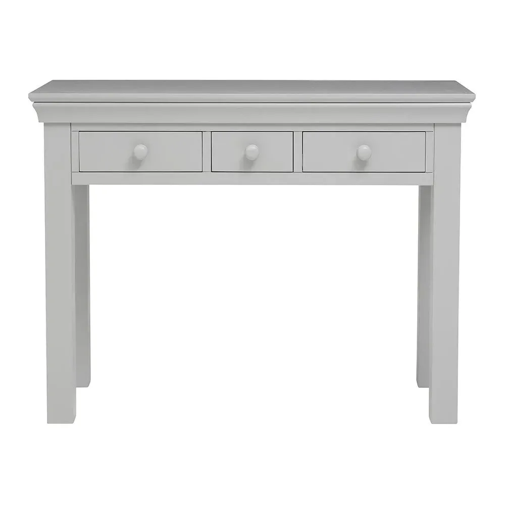Chantilly Console Desk - Pebble Grey